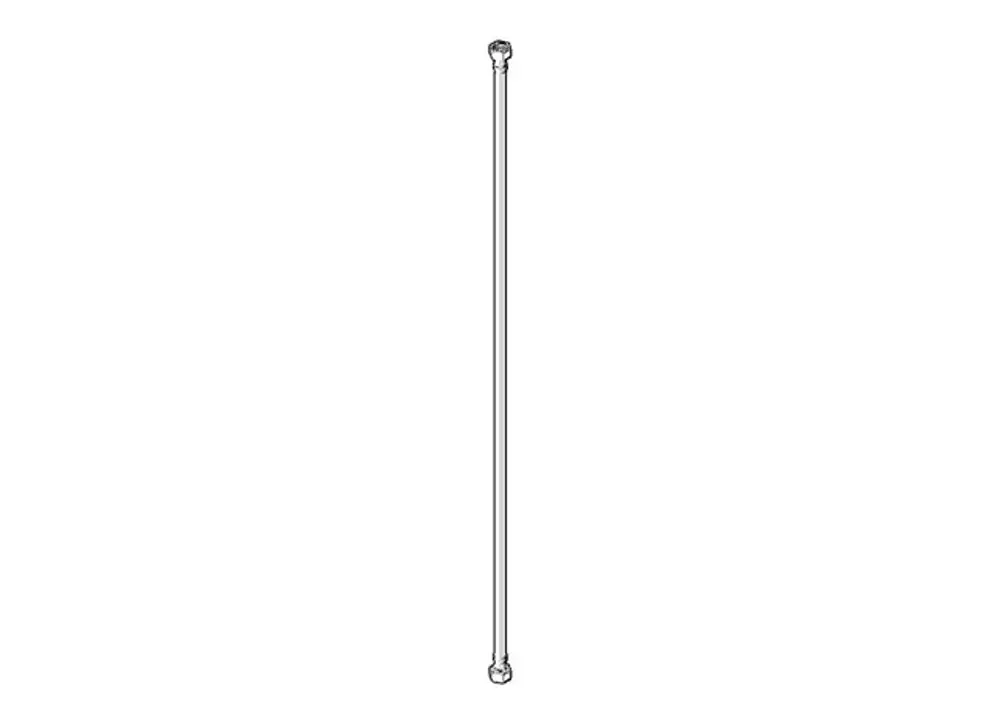 DORNBRACHT Druckschlauch mit Überwurfmutter ERSATZTEILE 04300409300 1/2'' x 1/2'' x 1000 mm, 0430040930090 Galeriebild 1